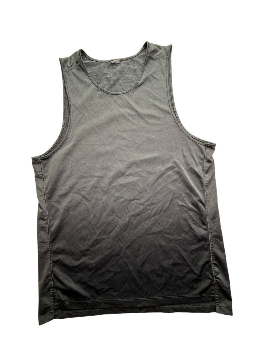 Men's Tank Top.  Unknown Brand (cut tag).  Long.  Size Men's M / L Stretchy